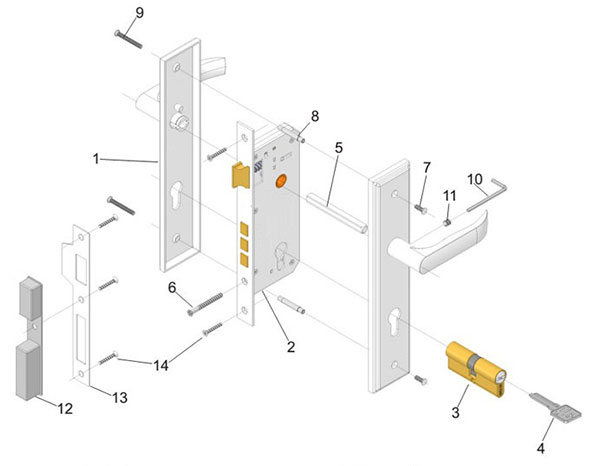 lắp khóa cửa nhựa composite hải phòng