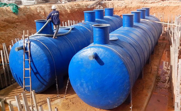 Cấu tạo và hoạt động của bồn composite xử lý nước thải