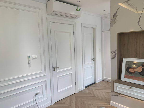 Phong cách thiết kế nào phù hợp với cửa composite màu trắng