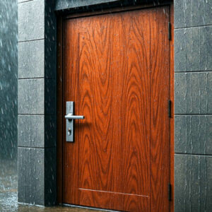 Cách âm cách nhiệt cửa thép vân gỗ tốt không